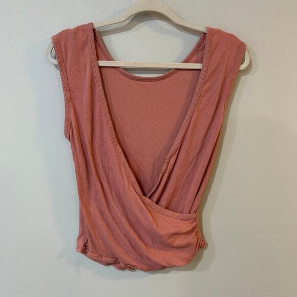 Free People Intimately Scoop Open Back Mauve Pink Tank Top Women’s Size Medium - Picture 1 of 3
